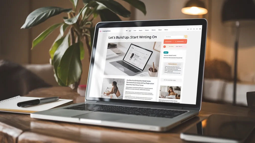 blog letsbuildup.org start writing on