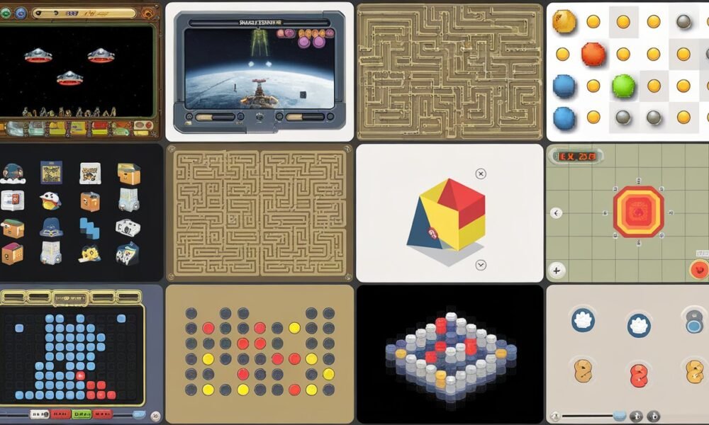 RetroPlaygroundZone.com sample pages